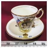 Queen Elizabeth II Coronation Teacup & Saucer