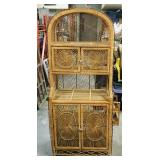 Cabinet Made From Rattan (Vintage)