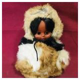 Plastic & Fur Nodder Doll (Vintage)
