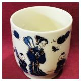 Painted Ceramic Cup (Vintage) (Made In Japan)