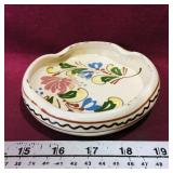 Painted Pottery Ashtray (Vintage)
