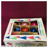 Box Of 9 Christmas Ornaments (Vintage)