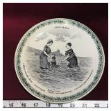 "Bains De Mer" Decorative Plate (Vintage)
