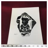 Silhouette Art Print (11" x 7 3/4")