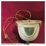 Signed Pottery Hanging Plant Pot (Vintage)