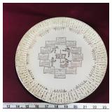 1967 Sports Calender Decorative Plate (10')