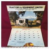 1962 Fredericton NB Business Advertising Calender