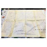 Partial New Brunswick Region Map (Vintage)