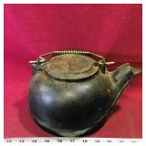 Cast Iron Kettle (Antique)