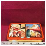 Coca-Cola Christmas Playing Cards Tin (Empty)