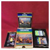 1982 New Atlantis Intellivision Video Game & Box