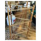 Large Wooden Clothes Drying Rack (Vintage)