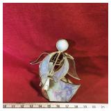 Stain Glass Angel Table Decoration (Vintage)