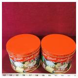 Pair Of Elmer's Candies Tins