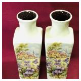 Pair Of New Brunswick Souvenir Flower Vases