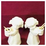Pair Of Ceramic Toothpick Holders (Vintage)
