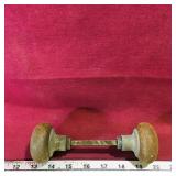 Pair Of Metal Door Knobs (Vintage)