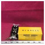 Harvey Hubbell Wall Outlet & Box (Vintage)