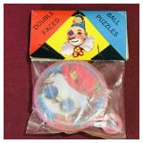 Double Faced Ball Puzzle (Vintage) (Sealed)
