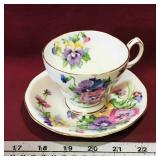 Queen Anne Fine Bone China Teacup & Saucer