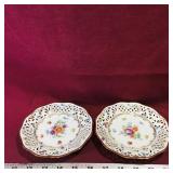 Pair Of Schumann Bavaria Small Plates (Vintage)