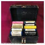 Case Of 10 Assorted 8-Track Cassettes (Vintage)