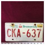 2010 New Brunswick License Plate