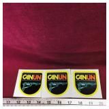 Lot Of 3 Canun Decals (Vintage) (Unused)