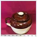Pottery Bean Crock (Vintage)