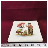 Large Porcelain Coaster (Made In Germany)