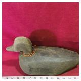 Painted Wooden Duck Decoy (Vintage)