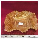 Orange Glass Dish (Vintage)