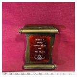 1988 Kiwanis Cribbage Tournament 3rd Place Plaque