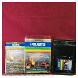 1982 New Atlantis Intellivision Video Game & Box