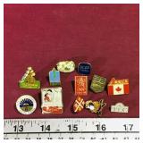 Lot Of 12 Assorted Pins (Vintage)