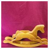 Wooden Decorative Rocking Horse (Vintage)