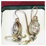 Pair Of Ladies Earrings (Vintage)