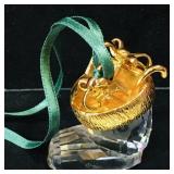 Christmas Boot Swarovski Crystal Ornament