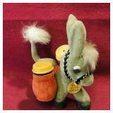 Donkey Salt & Pepper Shakers Holder (Vintage)