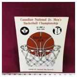 1979 UNB Canada Jr. Men's Basketball Booklet