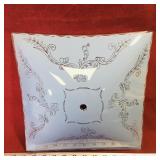 Glass Ceiling Light Cover (Vintage)