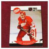 1990 Pro Set Lee Norwood NHL Hockey Card