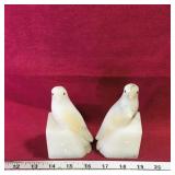 Pair Of Marble Bird Figurines (Vintage)