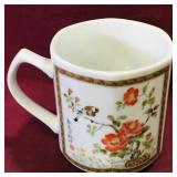 Painted Ceramic Mug (Vintage) (3 1/2' Tall)