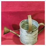 Small Galvanized Watering Can (Vintage)