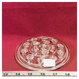 Glass Flower Frog (Antique)