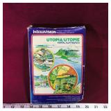 1981 Utopia Intellivision Video Game & Box