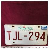 2008 New Brunswick License Plate