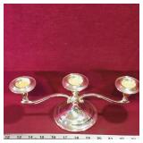 Silver-Plate Candleabra (Vintage)