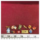 Lot Of 10 Assorted Pins (Vintage)